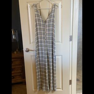 Urban Outfitters plaid small jumpsuit